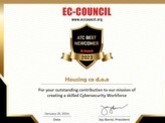 EC Council ATC Best Newcomer Award 2023